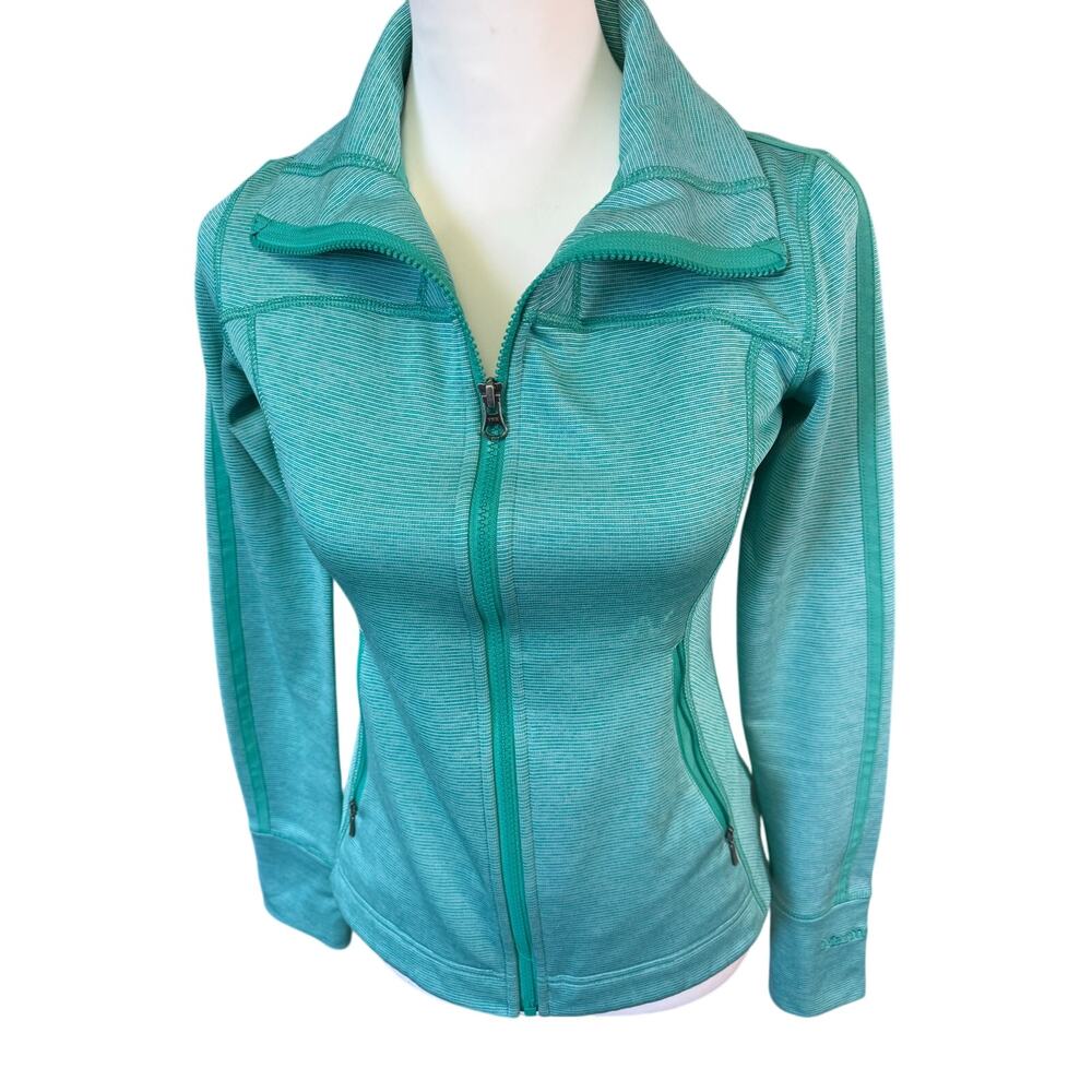 Marmot womens XS teal aqua softshell full zip outdoor hiking jacket - Picture 6 of 10